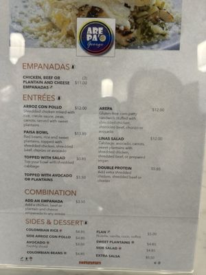 Menu photo 1 Arepa George Cantina Chicago, IL