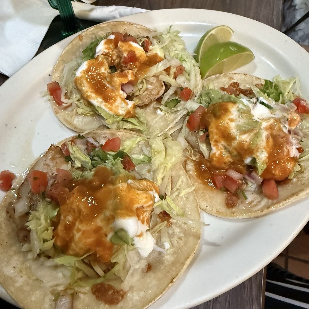 El Sinaloense - My Fish Tacos were absolutely yummy! Had one & was full I brought it home and my son tore it up and said it was the best! - Seafood Near Me - San Mateo, California