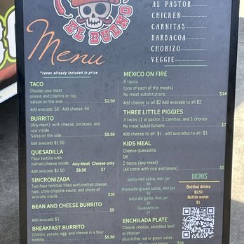 Tacos El Bueno - Menu - Food Trucks Near Me - Marshall, Texas Tacos El Bueno - Menu - Food Trucks Near Me - Marshall, Texas