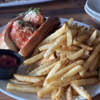 Oakfire - Meatball sandwich! - Pizza Near Me - Lake Geneva, Wisconsin Oakfire - Meatball sandwich! - Pizza Near Me - Lake Geneva, Wisconsin