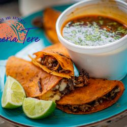 Taqueria Tere - Taco Tuesday special
Birria tacos
Quesabirrias