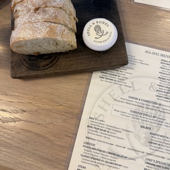 Shell & Bones Oyster Bar and Grill - Bread & butter - Seafood Near Me - New Haven, Connecticut