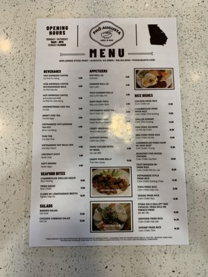 Menu photo 6 Pho Augusta Grill & Bar Augusta, GA