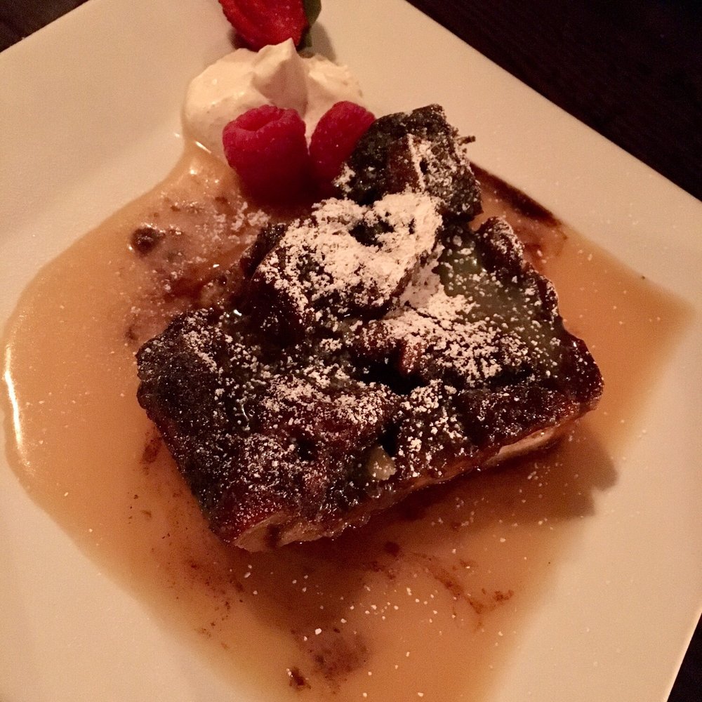 Bogie's Place - Cinnamon streusel bread pudding - Bars Near Me - Boston, Massachusetts Bogie's Place - Cinnamon streusel bread pudding - Bars Near Me - Boston, Massachusetts