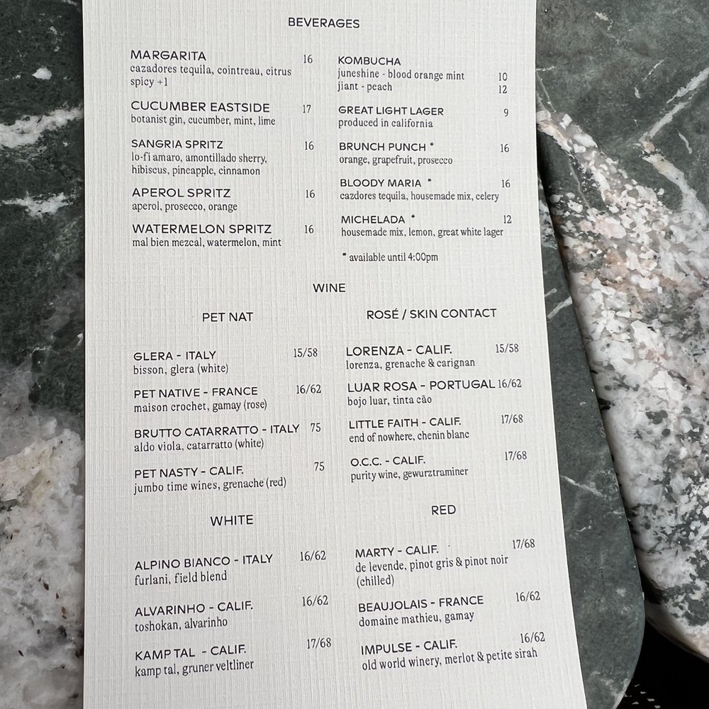 Great White - Drinks menu - Cafes Near Me - Los Angeles, California Great White - Drinks menu - Cafes Near Me - Los Angeles, California