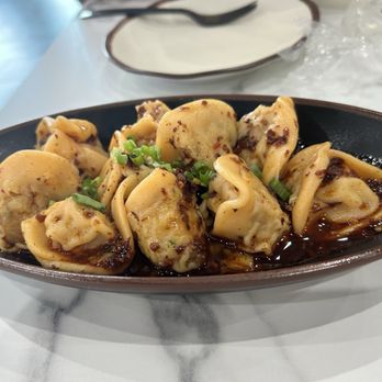Dumpling Master - Pork dumplings with hot oil. Delicious - Dim Sum Near Me - Snellville, Georgia
