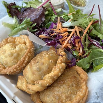 Empanadas De Mendoza - 3 Empanadas + Citrus Vinaigrette Salad - Empanadas Near Me - McLean, Virginia