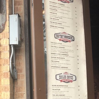 Durango Craft Spirits - Menu August 2020 - Distilleries Near Me - Durango, Colorado