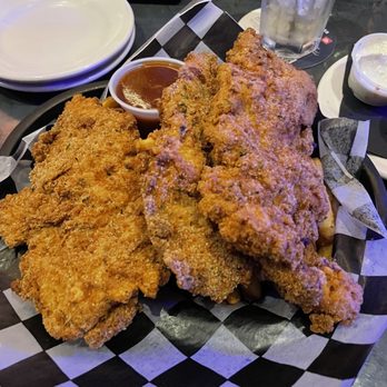 Exchange Sports Bar - Chicken tenders w/fries - Sports Bars Near Me - Rochester, New York