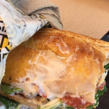 Which Wich - This half was only coated in mayo in this spot. - Sandwiches Near Me - Tigard, Oregon Which Wich - This half was only coated in mayo in this spot. - Sandwiches Near Me - Tigard, Oregon