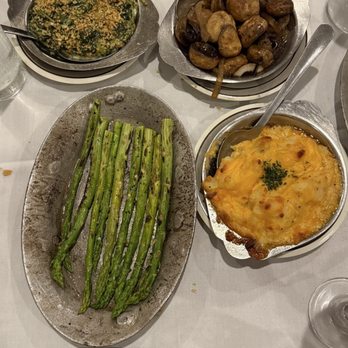Charlie's Steak House - Asparagus, scalloped potatoes, asparagus, mushrooms - Steakhouses Near Me - New Orleans, Louisiana Charlie's Steak House - Asparagus, scalloped potatoes, asparagus, mushrooms - Steakhouses Near Me - New Orleans, Louisiana