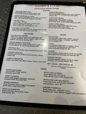 Menu photo 7 Gabby’s Italian Restaurant Delaware, OH Menu photo 7 Gabby’s Italian Restaurant Delaware, OH