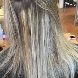 Beauty Bar - Orange, gold, brassy streaks.