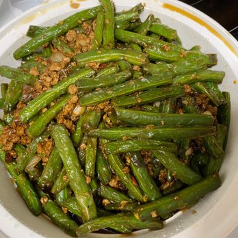 Mui Garden Restaurant - Green beans minced meat. - Chinese Near Me - Vancouver, British Columbia Mui Garden Restaurant - Green beans minced meat. - Chinese Near Me - Vancouver, British Columbia