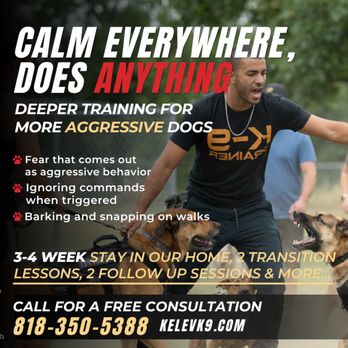 Kelev K-9 - Calm Everywhere, Does Anything - Pet Training Near Me Kelev K-9 - Calm Everywhere, Does Anything - Pet Training Near Me