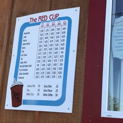 The Red Cup - Menu and hours
