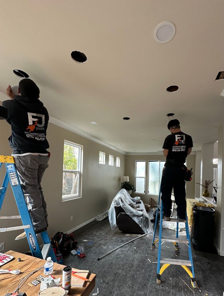 Slide of F&J Electrical Services