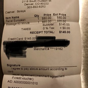 Tala Salon & Day Spa - We were overcharged! We signed up for the $60 60 min facial, yet were charged OVER the listed price for a "European Facial." Unethical owner - Day Spas Near Me - Denver, Colorado Tala Salon & Day Spa - We were overcharged! We signed up for the $60 60 min facial, yet were charged OVER the listed price for a "European Facial." Unethical owner - Day Spas Near Me - Denver, Colorado