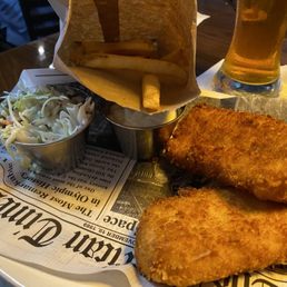Signature Fish and Chips! Good reason they are known for this..