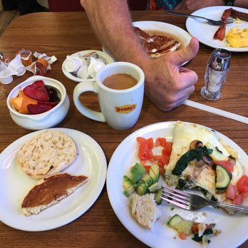 Denny's - Loaded Veggie Omelette. Healthy Breakfast - American Near Me - Palmdale, California