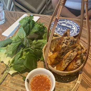 Anh and Chi - Spring rolls with tons of lettuce and herbs for wrapping *my favourite - Vietnamese Near Me - Vancouver, British Columbia Anh and Chi - Spring rolls with tons of lettuce and herbs for wrapping *my favourite - Vietnamese Near Me - Vancouver, British Columbia