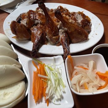 Sun Wah Bar-B-Que - Bao buns and fixing to eat with the duck - Barbeque Near Me - Chicago, Illinois Sun Wah Bar-B-Que - Bao buns and fixing to eat with the duck - Barbeque Near Me - Chicago, Illinois