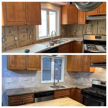 Limitless Home Renovations - Backsplash install - General Contractors Near Me Limitless Home Renovations - Backsplash install - General Contractors Near Me