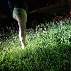 Lecoma Ridge Apartments - Some of the grass is up to her waist.