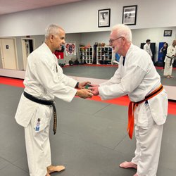 Traditional Karate Center - Receiving my new belt from Sansei