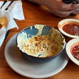 Queso Fundido with chorizo Queso Fundido with chorizo
