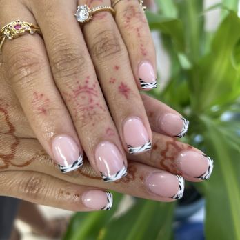Creative Nails - Zebra French - Nail Salons Near Me - Honolulu, Hawaii Creative Nails - Zebra French - Nail Salons Near Me - Honolulu, Hawaii