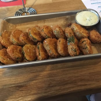 Nine Giant Brewing - Fried pickles with horseradish aioli - Gastropubs Near Me - Cincinnati, Ohio