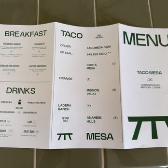 Taco Mesa - Current Menu June 2025 - Mexican Near Me - Anaheim, California Taco Mesa - Current Menu June 2025 - Mexican Near Me - Anaheim, California