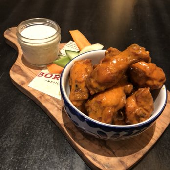 Borracha - Check out our new Chipotle Buffalo Wings served with fresh veggies and our house made tomatillo ranch! - Mexican Near Me - Henderson, Nevada Borracha - Check out our new Chipotle Buffalo Wings served with fresh veggies and our house made tomatillo ranch! - Mexican Near Me - Henderson, Nevada