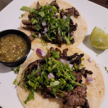 Mezcal Taberna Mexicana - Street Carne Asada Tacos. My fav - Mexican Near Me - Spartanburg, South Carolina