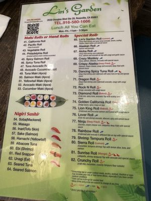 Menu photo 2 Lin's Garden Roseville, CA Menu photo 2 Lin's Garden Roseville, CA
