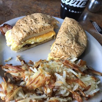 The Satellite Diner - Breakfast sandwich with focaccia bread and hash browns for a buck more. - Breakfast & Brunch Near Me - Spokane, Washington The Satellite Diner - Breakfast sandwich with focaccia bread and hash browns for a buck more. - Breakfast & Brunch Near Me - Spokane, Washington