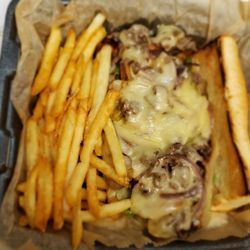 Open Flame - My request for American cheese fell on def ears because I still got the Swiss