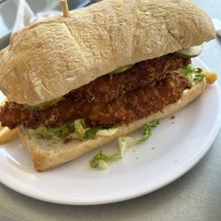 The Boathouse Bar and Grill - Perch poboy