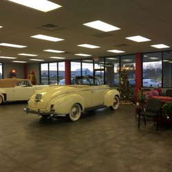 Rindler Automotive - This is part of the showroom, where Jerry likes to display a couple of his classic cars.