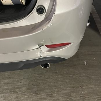 Avis - Damage to the rear bumper on the right before we took possession of the vehicle - Car Rental Near Me - Portland, Oregon Avis - Damage to the rear bumper on the right before we took possession of the vehicle - Car Rental Near Me - Portland, Oregon