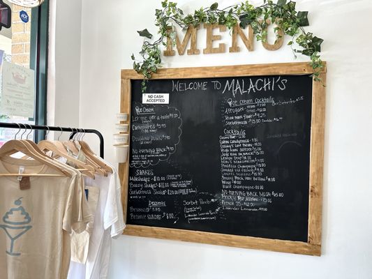 Menu photo 7 Malachi’s Ice Cream Bar Jacksonville, FL