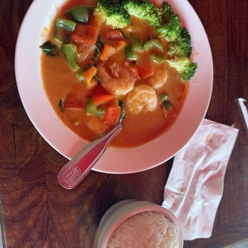 SriThai Thai Kitchen & Sushi Bar -Emory - PANANG CURRY with Shrimp - Sushi Bars Near Me - Atlanta, Georgia
