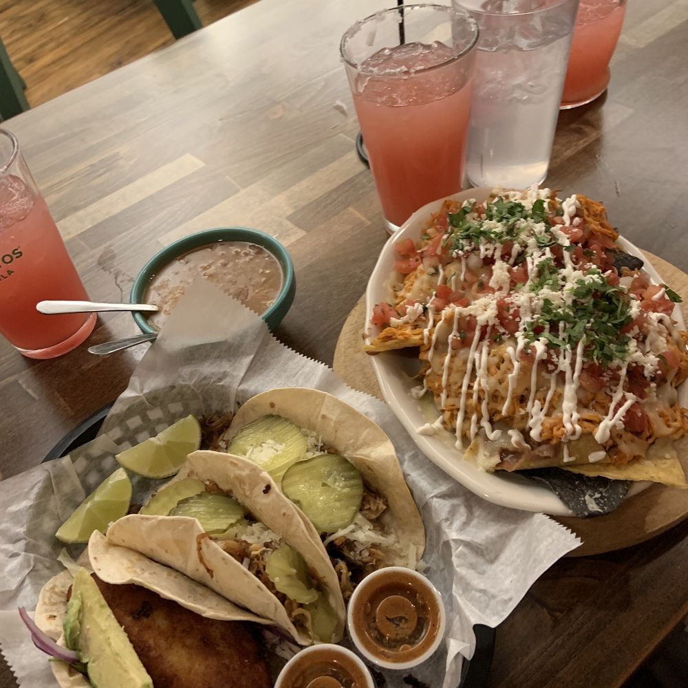 Fish Taco Cuban Taco Nachitos Prickly Pear Margarita Frijol de la Olla Fish Taco Cuban Taco Nachitos Prickly Pear Margarita Frijol de la Olla
