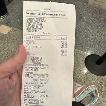 Beecher's Handmade Cheese - Expensive and lowest tip option was 18% without option to leave a custom amount. - Sandwiches Near Me - Chicago, Illinois