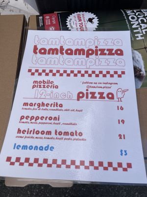 Menu photo 1 Tam Tam Pizza Bellingham, WA Menu photo 1 Tam Tam Pizza Bellingham, WA