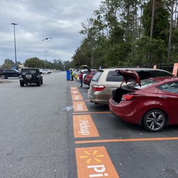 a parking lot with several cars a parking lot with several cars