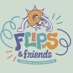 Flips & Friends - Coconut Grove - The logo for flips & friends.