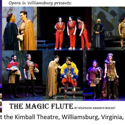 Opera in Williamsburg - Collage of pictures from The Magic Flute (May 5, 7, and 9, 2019) by Opera in Williamsburg