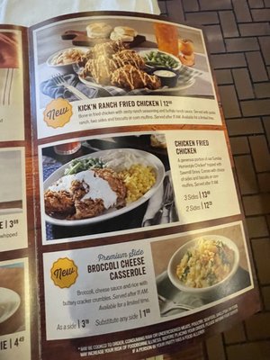 Menu photo 3 Cracker Barrel Old Country Store Trevose, PA